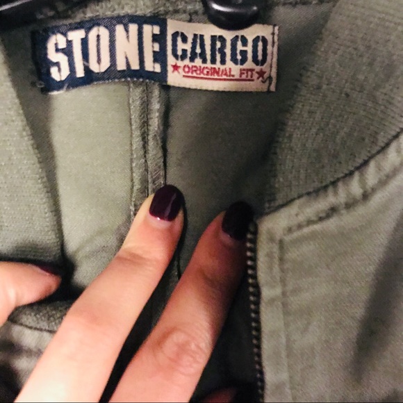 Khaki Bomber Jacket - Picture 4 of 5